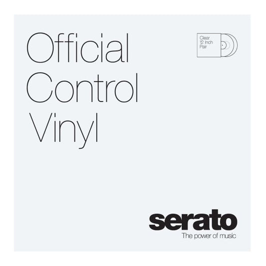 Serato 12" Control Vinyl -Clear (Pair)