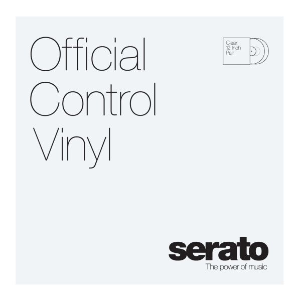 Serato 12" Control Vinyl -Clear (Pair)