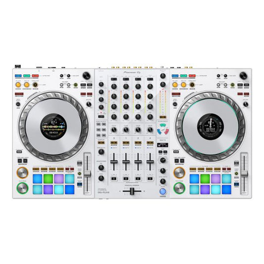 Pioneer DJ DDJ-FLX10-W Limited Edition -4-channel DJ controller for Rekordbox & Serato - White