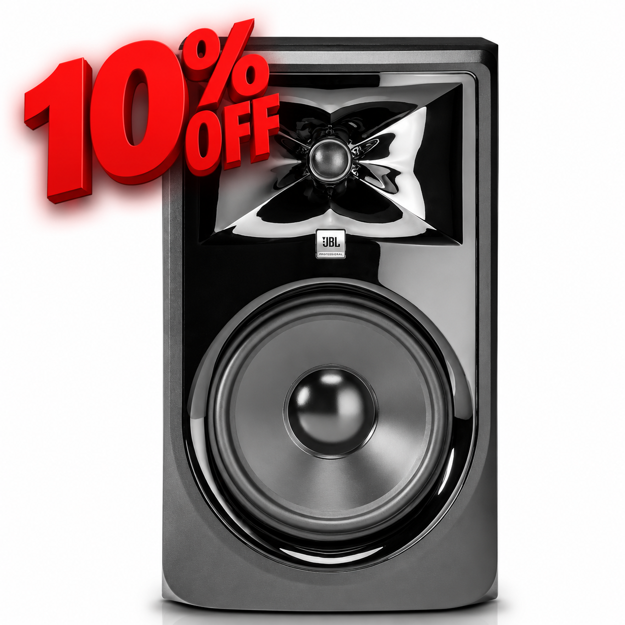 JBL 308P MKII Studio Monitor Pair (FREE MONITOR STANDS INCLUDED)