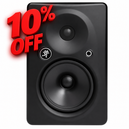 Mackie 6" 2-way Studio Monitor Pair (FREE MONITOR STANDS INCLUDED)