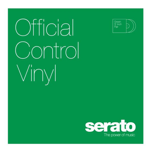 Serato 12" Control Vinyl - Green (Pair)